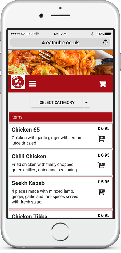 mobile ordering app